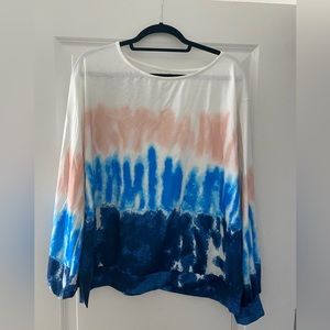 Tie dye long sleeve shirt size XXL